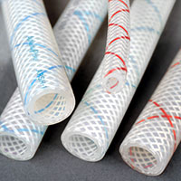 COLOR TRACER BRAID SILICONE HOSE