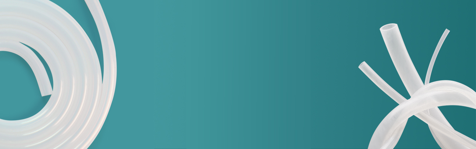 EcoFlex tubing on a teal background